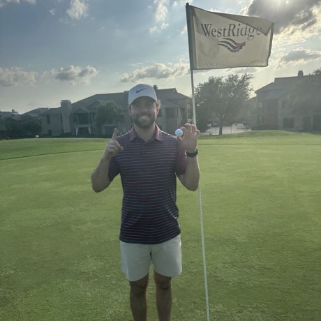 Dallas Haggerty playing golf